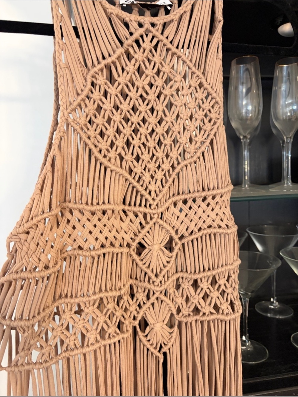 Zara Macrame Tunic/Dress - Picture 3 of 4